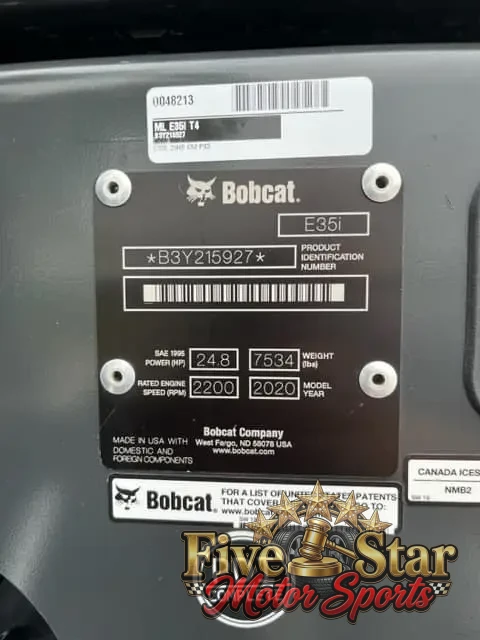 2020 Bobcat E35 Excavator photo 26