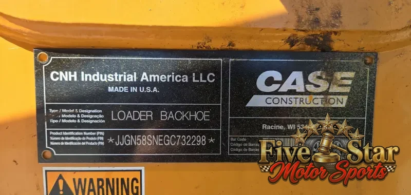 2016 Case 580 Super N photo 170