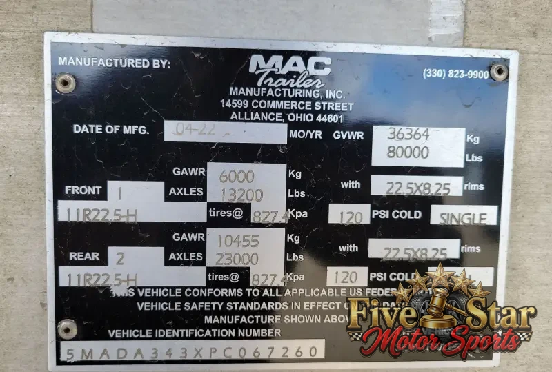 2023 Mac Trailer TRAR34AA6002023 photo 59