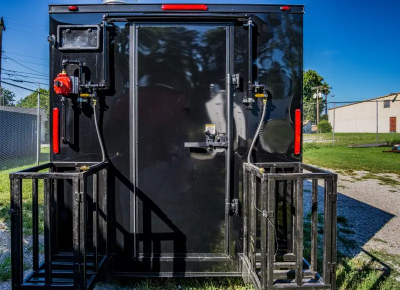 2025 Fully Equipped Food Trailer 7x16 Black-Out photo 3