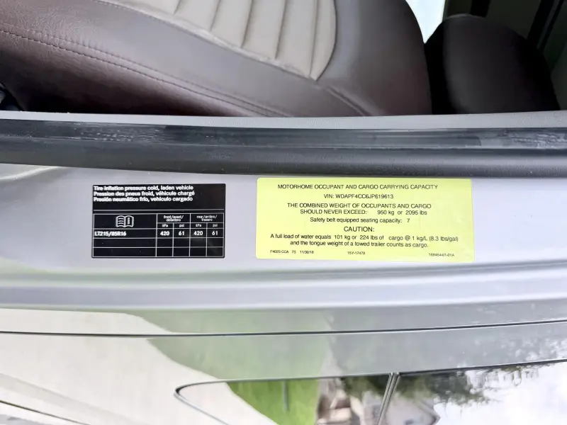 2019 Mercedes-Benz Sprinter 3500 Winnebago Era BM170X photo 199