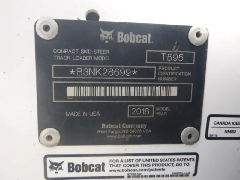 2018 BOBCAT T595 photo 2
